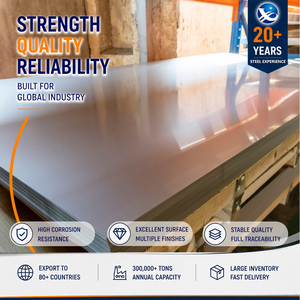 Lámina de Acero Inoxidable Laminada en Caliente de 1.2 mm y 1250 mm, con Certificación ISO 430, Antihuellas, para Servicio Criogénico - Product Image 1