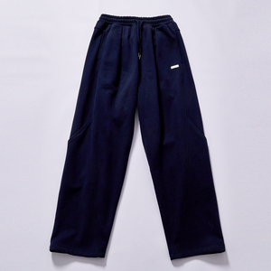 <span class=keywords><strong>Pantalones</strong></span> de chándal de forro polar grueso de cintura alta para <span class=keywords><strong>hombre</strong></span>, con cordón elástico en la cintura, <span class=keywords><strong>pantalones</strong></span> jogger de forro polar, ropa informal para estar en casa, logotipo personalizado - Product Image 1