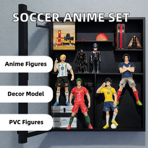 Venta al por mayor de una pieza figura de fútbol Set Zoro <span class=keywords><strong>CR7</strong></span> Luffy Neymar Mbappe Ace <span class=keywords><strong>modelo</strong></span> ornamento en PVC ODM tamaño 5cm - Product Image 2