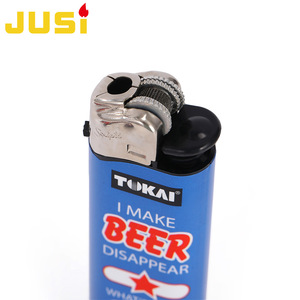 Briquet à Roue Rotative JUSI, Flamme Bleue Jet, Coupe-Vent, Personnalisé, en Métal, Créatif, Imprimé - Product Image 2