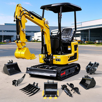 Livraison Gratuite R319 Mini-Excavatrices Kubota Moteur CE EPA 1 Tonne Mini-Excavatrice Domestique 2 Tonnes 3 Tonnes DIGMASTER Mini-Excavatrice à Vendre