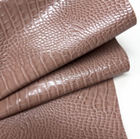 Cuir PU anti-rides à motif croco effet miroir pour la fabrication de sacs à main et de bagages pour femmes