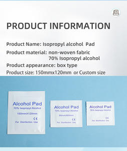 ผ้าเช็ดทำความสะอาดแอลกอฮอล์ 70% แบบมินิ สำหรับใช้ในโรงพยาบาลและปฐมพยาบาล - Product Image 4