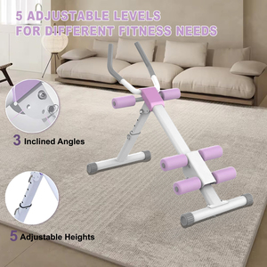 Không trượt cơ sở thoải mái chỗ ngồi bụng tập thể dục và người mới bắt đầu tập luyện thể dục có thể điều chỉnh AB Workout huấn luyện viên máy - Product Image 3