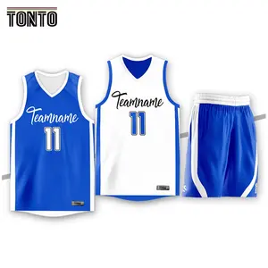 Men Basketball Jerseys Jersey Shorts Set Custom Reversible