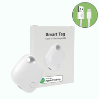 Les AirTags rechargeables compatibles avec la fonction « Localiser » d'Apple sont adaptés au dispositif intelligent anti-perte sans fil pour animaux de compagnie.