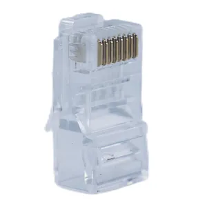 best quality and brand utp ftp Cat5e Cat6 unshielded shielded 8P8C rj45 connector