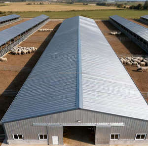 Entrepôts d'élevage, poulaillers, fermes, bâtiments agricoles en acier préfabriqué de conception industrielle moderne - Product Image 3