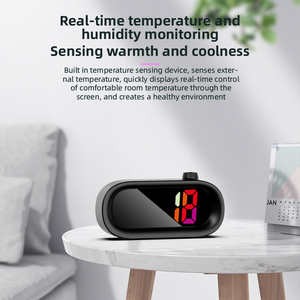 Reloj Despertador Digital LED Multifuncional de Doble Cara con Carga Inalámbrica para Dormitorio, Uso en Interiores, Venta al Por Mayor - Product Image 2