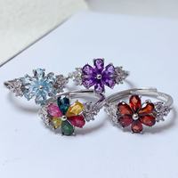 Haute qualité Sterling 925 argent naturel améthyste pierres précieuses bohême bijoux ensembles de bijoux en gros
