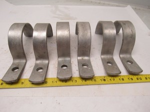 PLC 3-1/2" 1-Hole Strap <strong>Hangers</strong> <strong>Lot</strong> <strong>Of</strong> 6 Warranty Product - Product Image 1