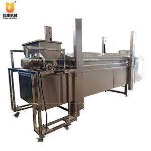 เครื่องทอดแบบสายพานสแตนเลสอเนกประสงค์ไฟฟ้า เครื่องทำฟาลาเฟลอัตโนมัติสำหรับสายการผลิตเฟรนช์ฟรายส์ - Product Image 4