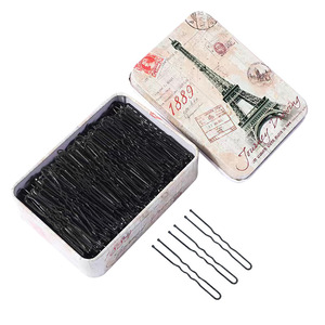 <span class=keywords><strong>Moño</strong></span> de pelo Bobby Pins Pin en forma de U con caja de pinzas <span class=keywords><strong>para</strong></span> el pelo <span class=keywords><strong>para</strong></span> Clip <span class=keywords><strong>Ballet</strong></span> Hair Net <span class=keywords><strong>para</strong></span> mujeres - Product Image 2