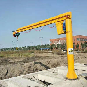 Grue à flèche à rotation à 360 degrés montée sur pilier, robuste, 1 tonne, 3 tonnes, 5 tonnes - Product Image 4