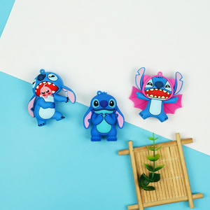 Kích thước lớn dễ thương tự làm khâu móc khóa túi Mặt dây chuyền stiffer PVC phim hoạt hình búp bê móc khóa cho món quà nhỏ sáng tạo tự làm khâu - Product Image 4