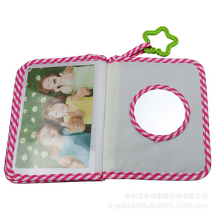 My First Photo Book Cloth Baby Album With Teether 3-6 Months Unisex Cartoon Design Soft Material - Product Image 5