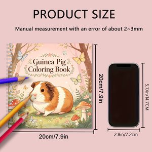 Carnet de coloriage personnalisé à spirale pour enfants, impression sur mesure, prix d'usine, coloriage personnalisé - Product Image 4