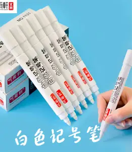 Factory sell dark background marking water proof white ink permanent markers