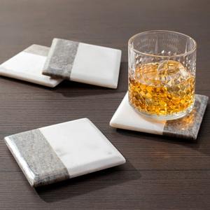 Sous-verres de luxe en marbre et bois PVC Décoration de table de meilleure qualité pour les mariages Hôtels Restaurants Cuisines Bureaux - Product Image 4