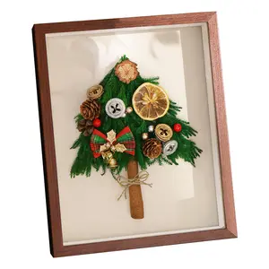 Creative Diy Photo Picture Frame With Nine Palace Grid Handmade Christmas Tree Gift Decoration Photo Frame