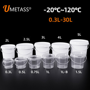 Kín Rõ Ràng Nhựa Xô Có Nắp Đậy <span class=keywords><strong>PP</strong></span> Xô 300ml-5l Cấp Thực Phẩm <span class=keywords><strong>Ice</strong></span> Cream Bồn Tắm Bền Cho Llạnh-Chuỗi Giao thông vận tải - Product Image 4