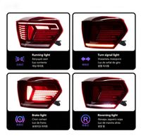   Feu arrière à diode lumineuse Polo 2019-2021, lentille transparente, nouveau feu arrière antibrouillard, de freinage et de clignotant pour pièces automobiles