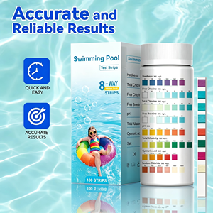 Bandelettes de test d'eau à lecture rapide en 30 secondes, 9 paramètres, pour l'entretien des piscines, des spas et des jacuzzis - Product Image 5