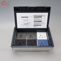 Toma de corriente USB multifuncional de alta calidad con luz hecha de material impermeable ABS con diseño emergente integrado