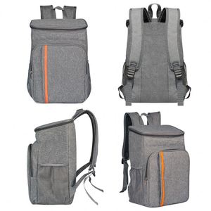 Free Sample OEM Custom 30 Cans Black Small Waterproof Portable Camping Insulated Picnic <b>Cooler</b> Thermal Bags <b>Cooler</b> <b>Backpack</b> - Product Image 4