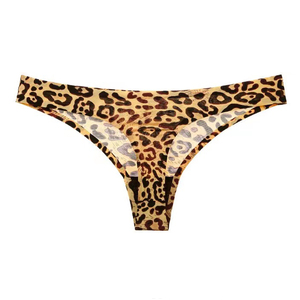 <span class=keywords><strong>Tanga</strong></span> de Mujer SADI, Estampado de Leopardo, <span class=keywords><strong>Tanga</strong></span> de Cintura Baja, Ropa Interior de Spandex sin Costuras, Bragas de <span class=keywords><strong>Tanga</strong></span> para Adolescentes - Product Image 1