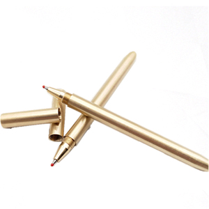 GemFully office <span class=keywords><strong>2021</strong></span> professional plus Meilleure vente obtenez le dernier prix Bullet Shaped Copper Roller Pen - Product Image 1