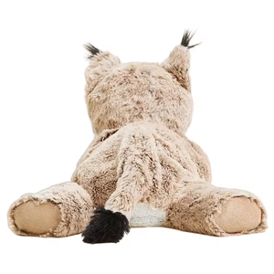 Boneka hewan Lavender Heatable, mainan mewah, boneka Bob kucing, pereda pendingin, menenangkan, manis - Product Image 3