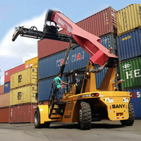 Chargeur télescopique SANY 45T Reach Stacker pour la manutention portuaire et de conteneurs