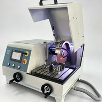 Machine de découpe métallographique manuelle et automatique, machine de découpe d'échantillons métallographiques, coupeuse abrasive, découpe à faible dommage