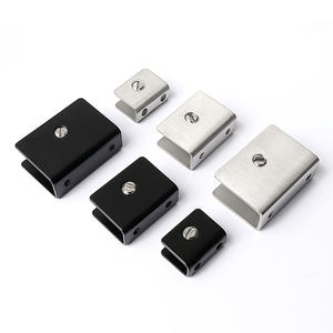 Soporte y Accesorio de Sujeción de Vidrio de Acero Inoxidable para Muebles y Gabinetes - Plateado, Diseño Moderno y Simple, Fácil Instalación y Resistente - Product Image 4