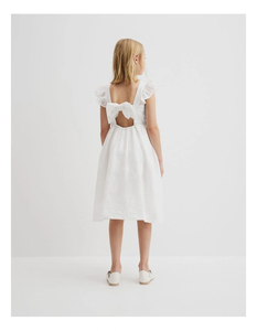 Vestido de Verano para Niñas, Hecho de Tela de Algodón Suave con un Toque Decorativo que Ofrece Comodidad y Flexibilidad - Product Image 6