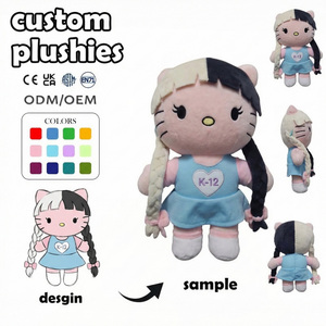 Custom Plush <strong>Toy</strong> Doll Make Stuffed Glasses Overalls Girl Trending Items in Cultural and Creative Stores Custom Plushie <strong>Dog</strong> <strong>Toy</strong> - Product Image 5