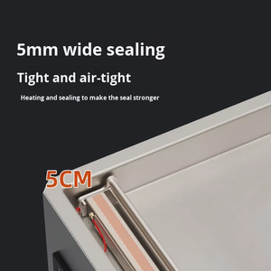 Ticari ve evsel gıda, et ve balık için kullanılan tek odacıklı yarı otomatik elektrikli vakum yapıştırma makinesi - Product Image 5