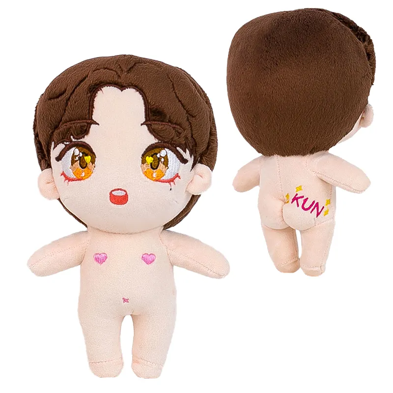 Tiktok Hot Selling Creativity Figures Cute Dolls Animal Cartoon Character Design Clothing Stuffed Kpop Star Doll Plush Toy