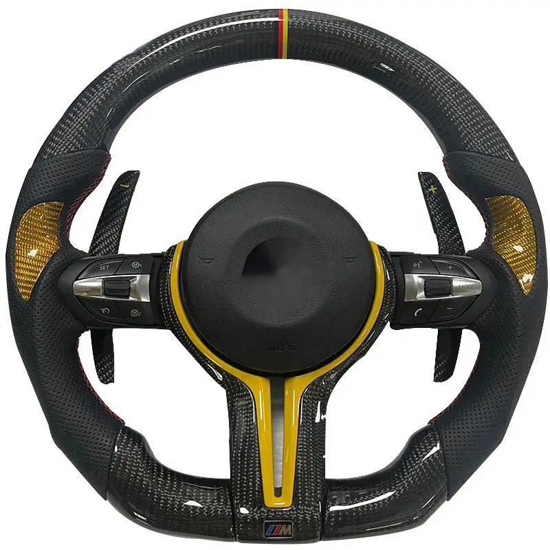 E92 E93 F10 F30 M4 M5 X5 X6 Steering Wheel Custom Carbon Fiber Models Can Customized All for BMW Steering Wheel Sports 1 PCS