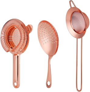 Kit de barman Martini 2026, ensemble plaqué cuivre avec support en bambou, <span class=keywords><strong>shaker</strong></span> à cocktail <span class=keywords><strong>parisien</strong></span> doré de 19 oz avec accessoires de bar - Product Image 2