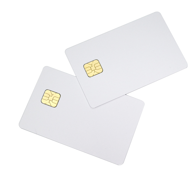 Custom Wholesale Smart Business RFID Contactless IC SLE4442 PVC Blank QR Code Security Key Card