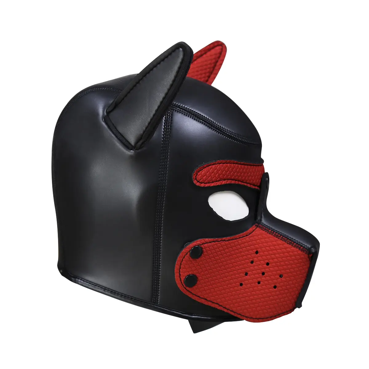 Puppy Play Dog Hood Augen maske Gepolstertes Leder Rollenspiel Cosplay Full Head Ears Mask Sexspielzeug für Frauen