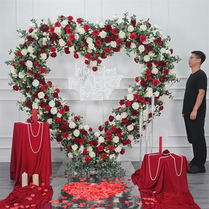Artificial Silk Rose Arch Handmade Realistic Floral arch Decoration for Wedding Events & Festivals Gift - Product Image 1
