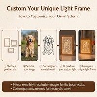 Lampe de chevet moderne en acrylique blanc chaud RGB, petite quantité minimale de commande, pour une ambiance romantique et un éclairage décoratif de bureau