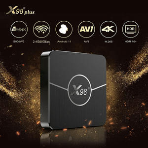 X98 PLUS Amlogic S905W2 2GB DDR3 16GB Emmc Wifi Dual AC BT5.0 Android 11 <span class=keywords><strong>IPTV</strong></span> TV Box Resolución 4K - Product Image 4
