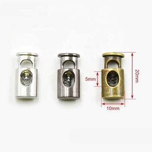 Nhà Máy Giá Dây Rút Mùa Xuân dây kim loại khóa lỗ duy nhất chuyển đổi <span class=keywords><strong>Stopper</strong></span> cho túi xách & quần áo may mặc - Product Image 3