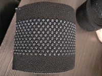 Bande élastique antidérapante à pois en silicone, motif coloré personnalisé, impression de logo, vente en gros de haute qualité, vente à chaud d'accessoires vestimentaires