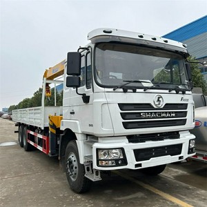 รถบรรทุกติดเครน Shacman 6x4 ขนาด 12 ตัน พร้อมเครนบูมยืดหดได้ 14 ตัน สำหรับขาย - Product Image 2