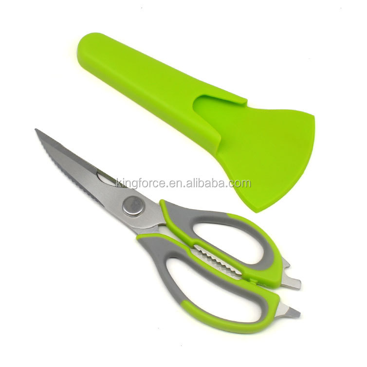 KingForce multifunction kitchen scissors for chicken feet chicken bone food slicer vegetable cutter